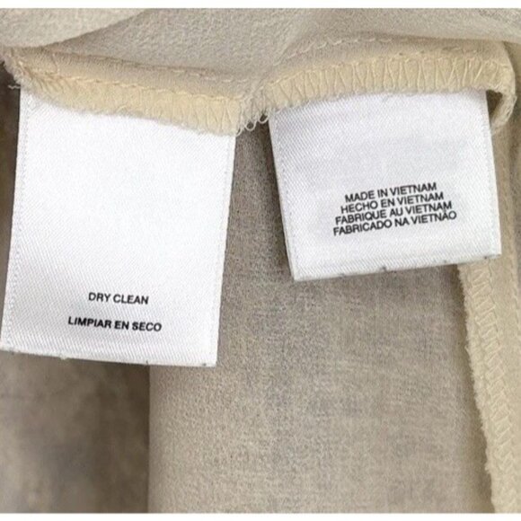 Anne Klein Snakeskin Sleeveless Chiffon Blouse Size 14 Preppy Event - Picture 8 of 11